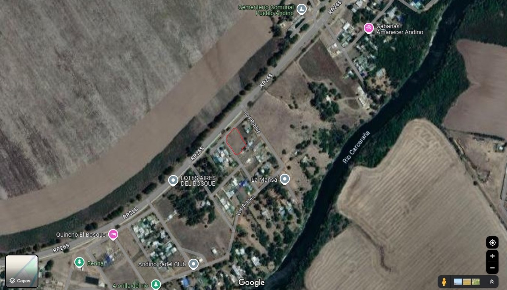 RUTA PROV. 26 S Y LOS ROBLES - ANDINO